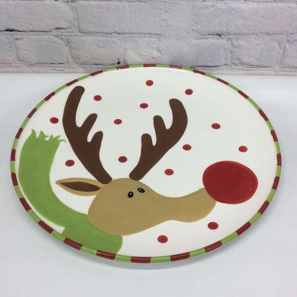 Christmas (Rudolph) Chip And Dip Set Better Homes & Gardens by Home Interiors - Picture 4 of 6